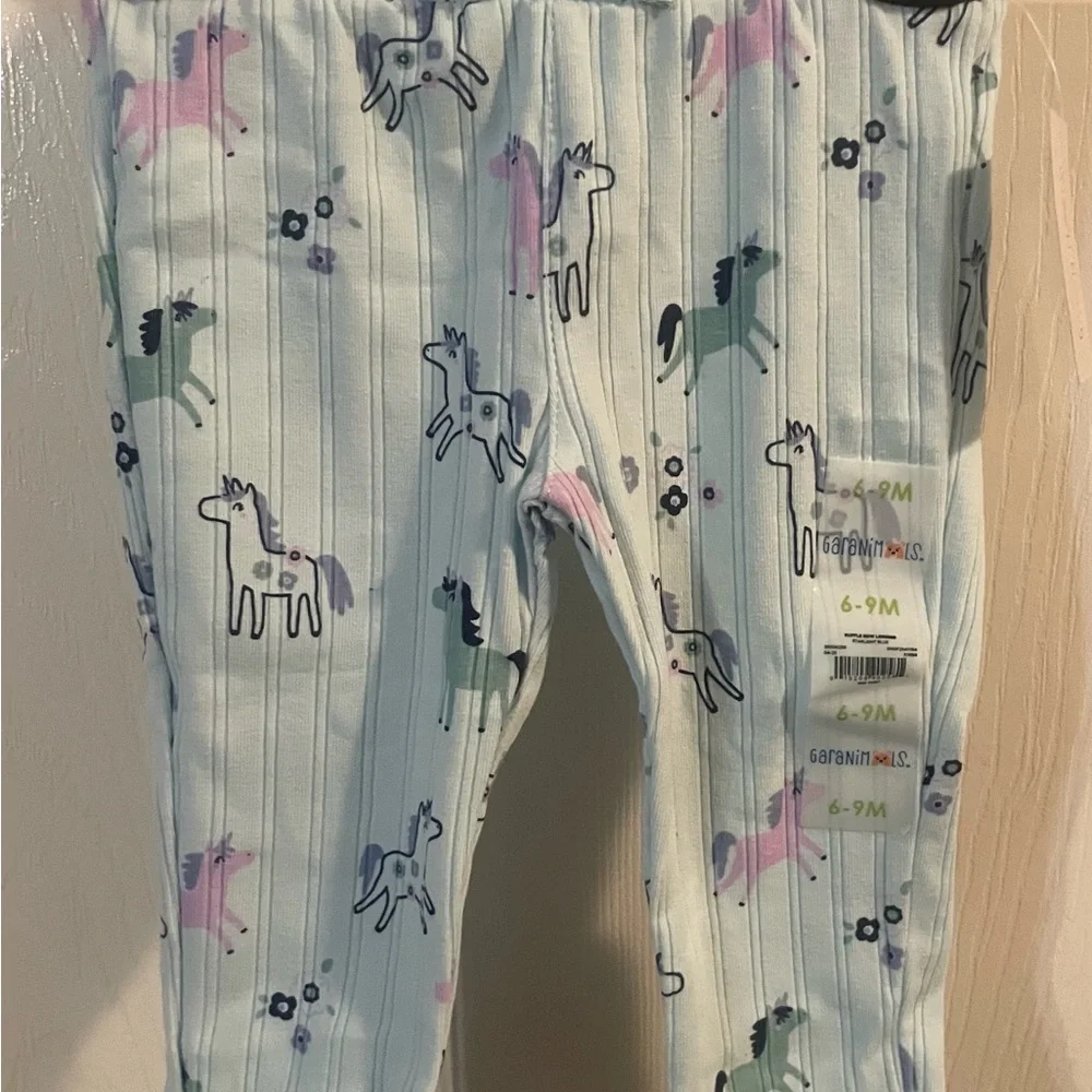 Garanimals Baby Colorful Unicorn and Floral Print‎ Leggings! NWT!